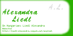 alexandra liedl business card